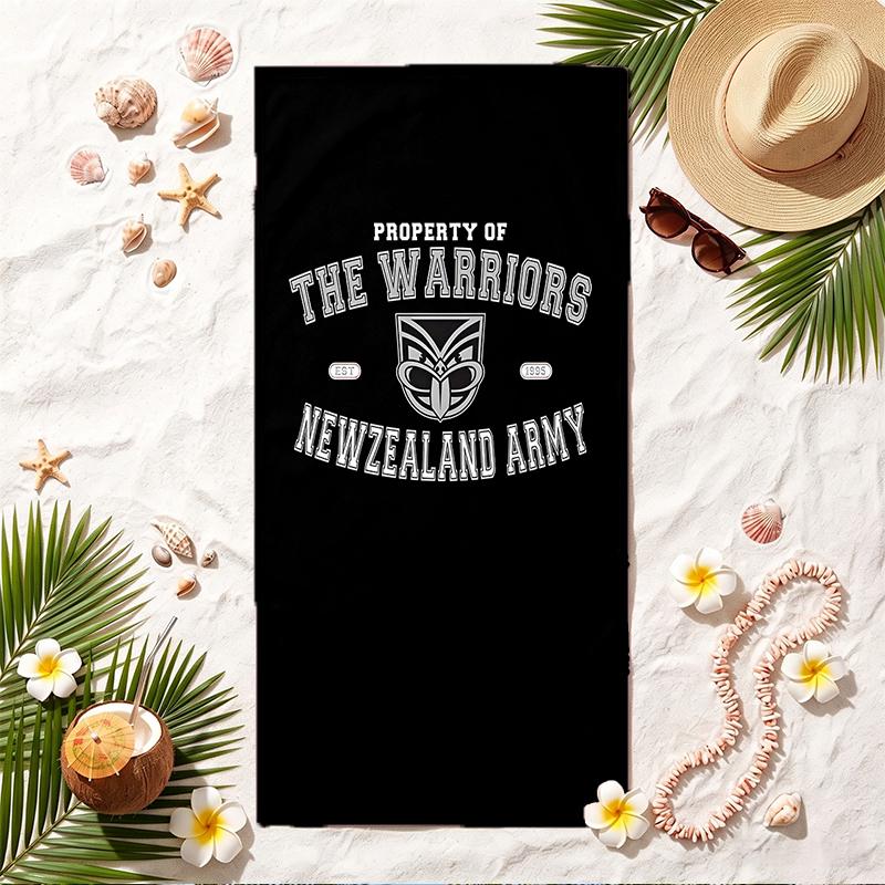 New Zealand Warriors Soft Beach Towel Stylish Beach Pool Towel for Summer Seaside Vacation Travel