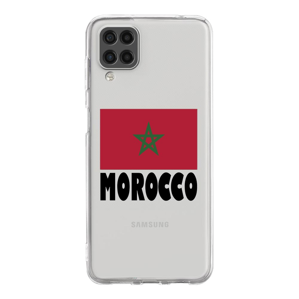 Marokko Flagge Fußball Für Samsung Galaxy A51 Klar Telefon Fall A71 A21S A12 A11 A31 A52 A41 A32 A23 A33 A53 a73 A03S A13 5G Abdeckung