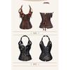 Halter Neck Steampunk Corset Push Up Tummy Control Waist Shaping Shapewear