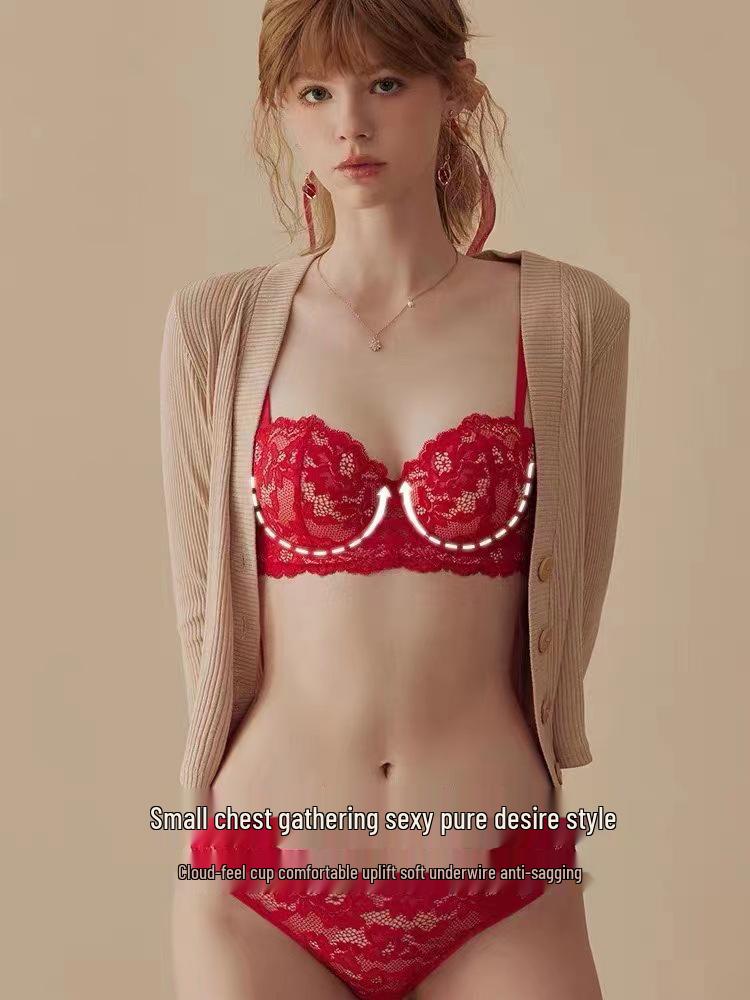 

Кружевной бюстгальтер полукубок на косточках для женщин - Мягкий, Поддерживающий, Регулируемый, Сексуальный 38/85AB