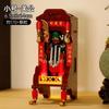 Creative MOC Chinese God of Wealth Building Bricks, Chaoshan Camp Captain Blessing Belief, and Elderly Day Gifts