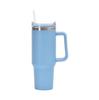 40oz Second Gen Insulated Stainless Steel Car Cup with Straw - Large Capacity Cold Preservation