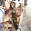 Tactical Key Ring Holder Gear Keychain Clip Nylon Webbing Quick Release Buckle Molle Bag Attachments Metal Carabiners Keychain