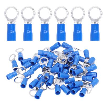 50 Stück Isolierte Ringklemmen Elektrische Draht Crimpverbinder Kupfer AWG14?12 RV5.5?8