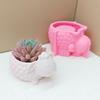 Animal Shaped Silicone Molds Succulents Planter Molds Cement Clay Mould for Epoxy Resin Candle Holder Home Decoration