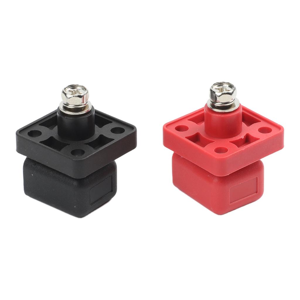 Energy Storage Connectors Lithium Battery Terminals Installation Size 18*18mm Flame Retardant PA66 Installation With Screws