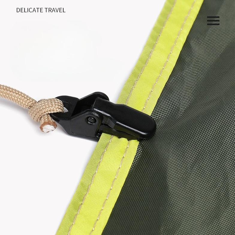Tent Reinforcement Anchor with Alligator Clip – Outdoor Camping Awning Tie-Down Hook, Windproof Securing Clip with Inverted Design