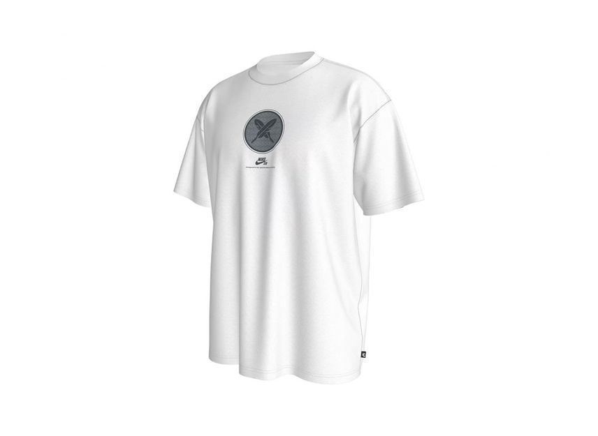 FN0670-101 Nike SB Yuto Horigome Skateboard Tee White XXL