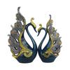 European Style Decorative Couple Swan Ornaments for Living Room, Bedroom, Office, and Entryway