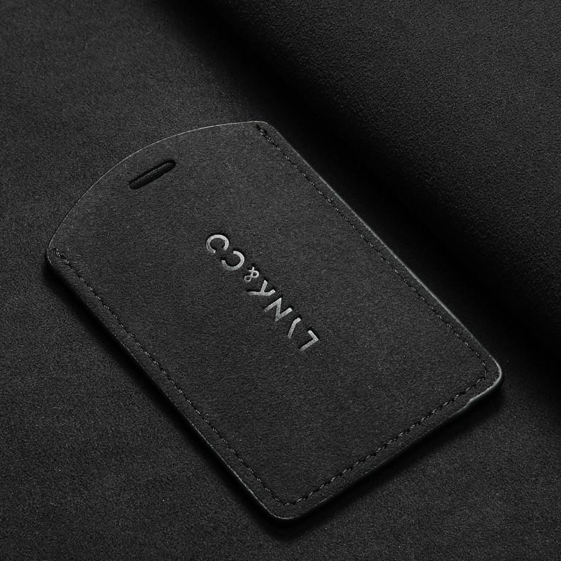 Key Case for 2024 Lynk & Co Models 09, 07, 08: Unisex NFC Card Holder with Car Logo and Gunmetal Buckle