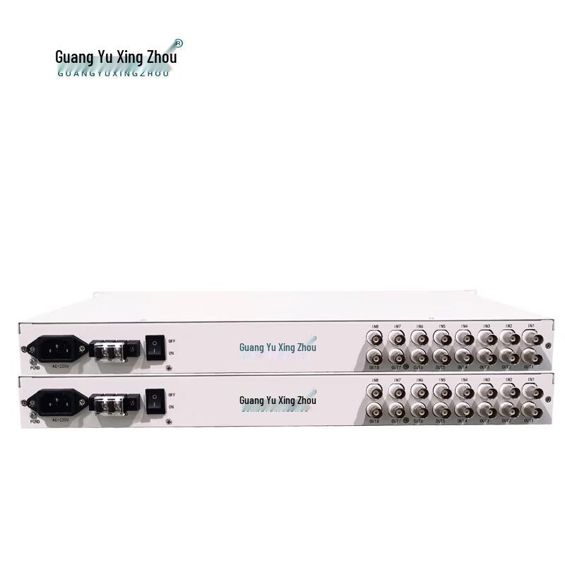 GY-8E18FE16P16C Multi-service Fiber Optic Transceiver