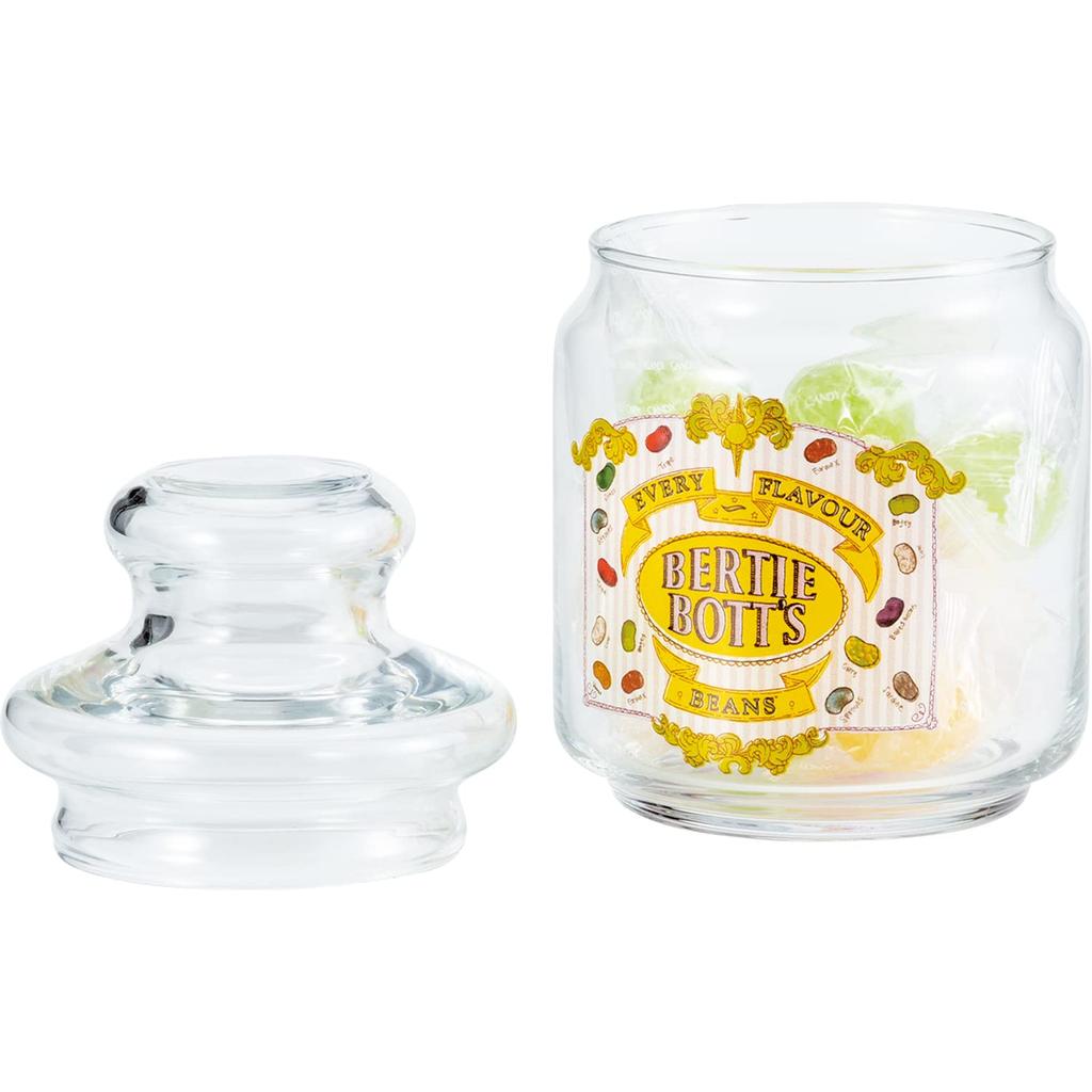 Sun Art Glass Pojemnik do przechowywania 500ml Fasolki o każdym smaku Wyprodukowano w Japonii Przezroczysty "Harry Potter" Ok.. SAN3754-1