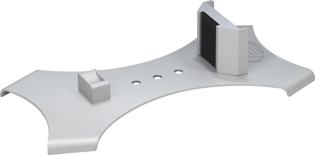 PROX Attack Shelf Smelt Table with Vise Stand Plate PX9286SPS Multi-Action (Silver)