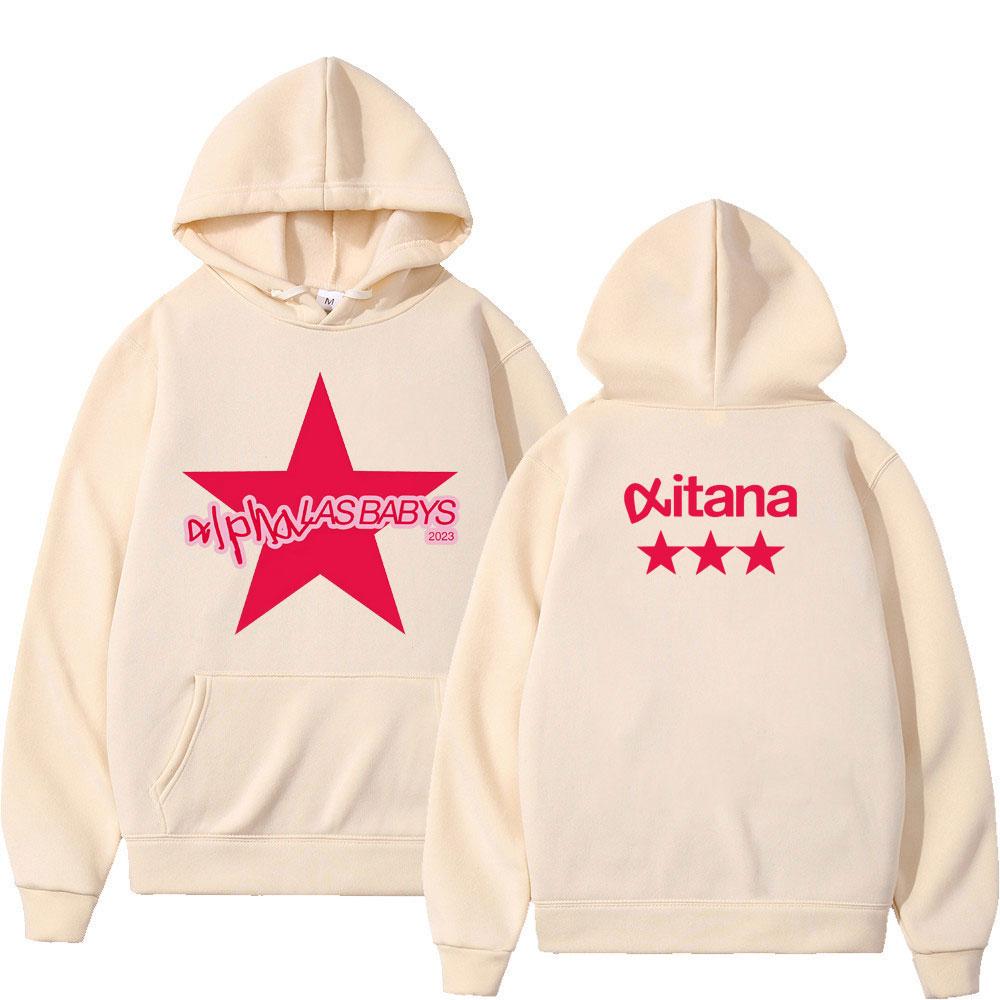 

Singer Aitana Hoodie Men Women Fashion Clothing Tracksuit Short-sleeved Loose Casual Aesthetic Pullover Tops 3XL