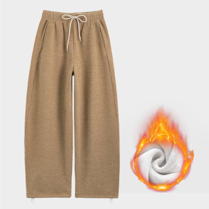 Women s Faux Cashmere High Waist Cropped Pants - Spring 2026 New Loose Fit S