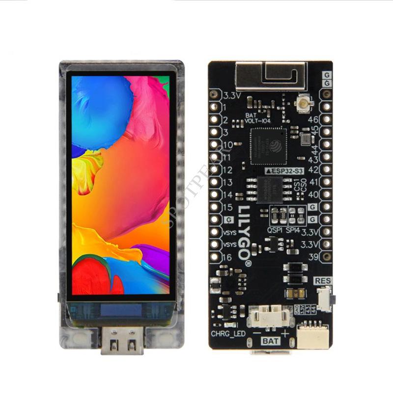 ESP32-S3 Dev Board with 1.91\" AMOLED Display, Bluetooth & Wi-Fi Module
