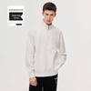 NVG·YOUNG Men's Waffle Knit Half-Zip High-Neck Sweatshirt
