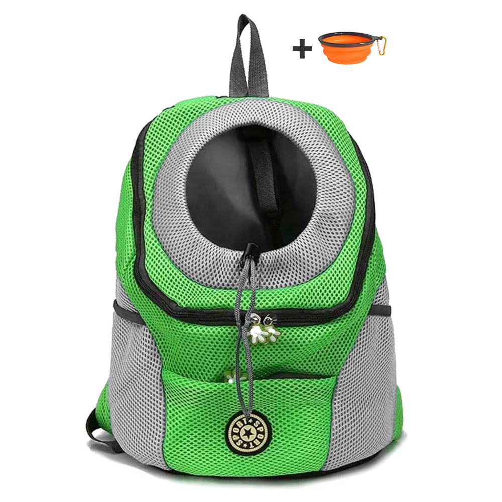 Mochila Portamascotas para Perro al Aire Libre Transpirable Camuflaje Productos de Viaje Bolsas Para Perro Pequeño Gato Chihuahua Teddy Mochila de Malla