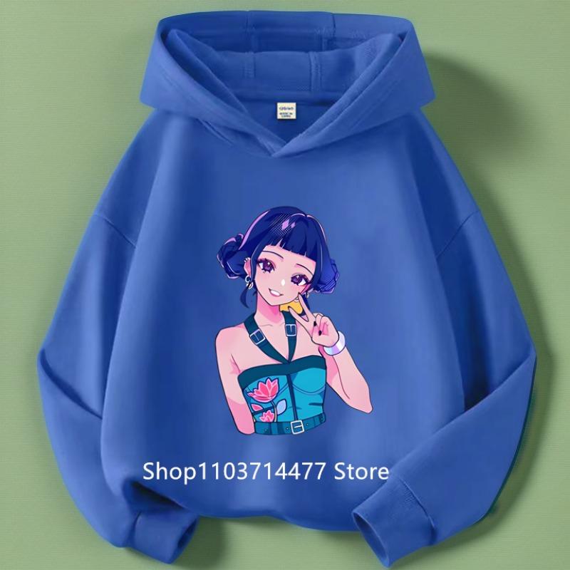 Podzimní a zimní Kpop lovec démonů dětská mikina s kapucí roztomilý Kpop lovec démonů tygří top Harajuku chlapci a dívky