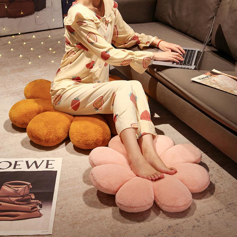 50 cm Malá sedmikráska květinový podsedák Ložnice Podlaha Tatami Polštářek Pohovka Křeslo Zadek Podložka sedáku Opěradlo Polštář Home Decor