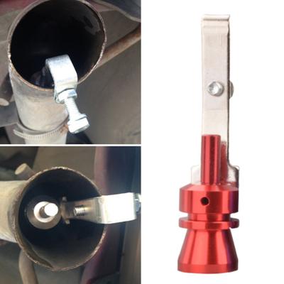 Fischio universale per tubo di scarico Turbo Sound Fischio in alluminio modificato Coda in lega di fischio Imitatore Tubo di scappamento per moto