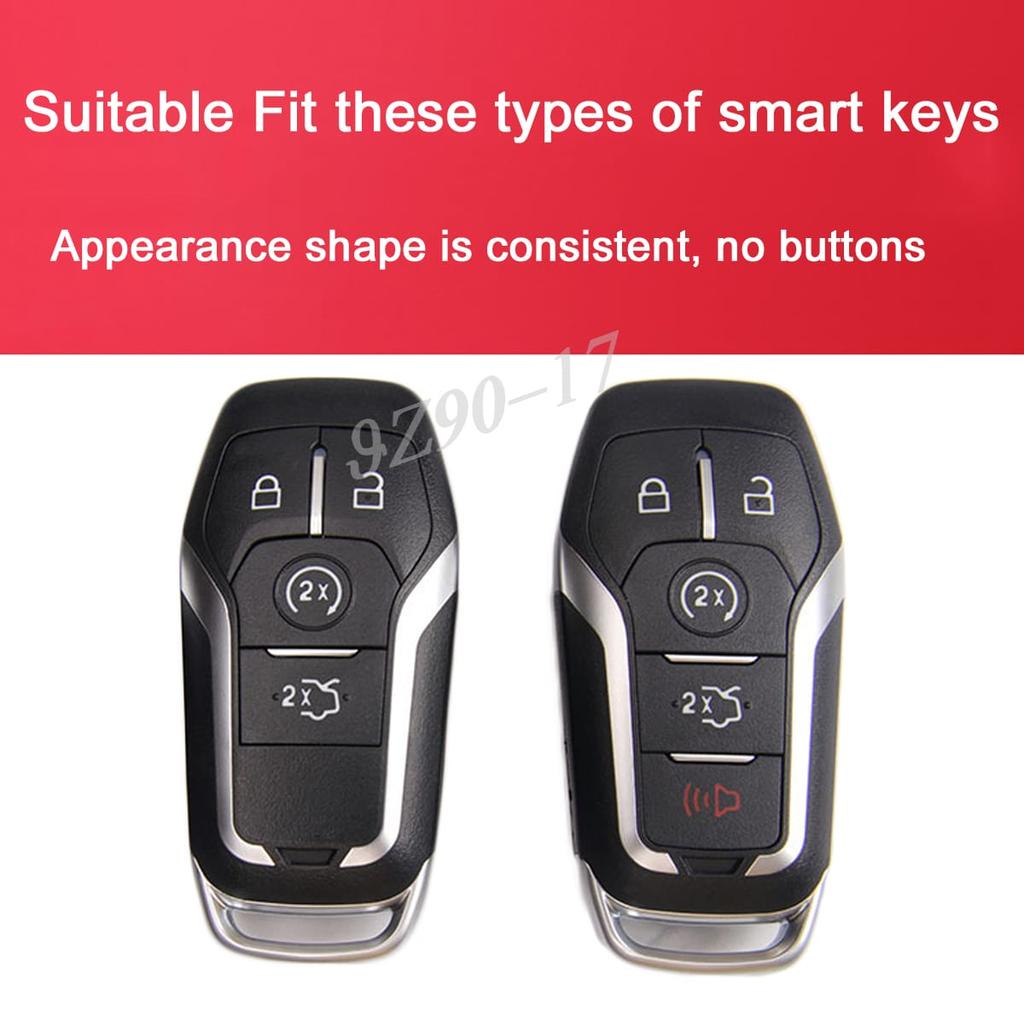 Carbon Fiber Key Cover Case For Ford Fusion Explorer Mustang Edge F150 Mondeo Lincoln Mkc Mkx Mkz