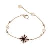 High-End Buccellati Four-Leaf Clover Diamond Inlaid Bracelet - Opera Court Style, Handmade Luxury Women's Jewelry