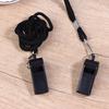 2/5/10Pcs High Quality Black Whistle For Sports Football Basketball Referee Training Outdoor Survival Whistle With Lanyard