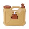 18L Portable Water Jug with Spigot and Hand Sanitizer Bottle Emergency Water Storage Tank for Vehicle Car Outdoor Hiking Picnic