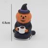 Cute Cat Halloween Concert Miniatures Funny Ghost Figurines Kawaii Shiba Vampire Magic Pumpkin Miniatures DIY Home Decoration