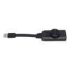 USB Sound Card 7.1 Surround Sound Adapter External Stereo Audio Jack Converter with Volume Control Mic Mute for PC