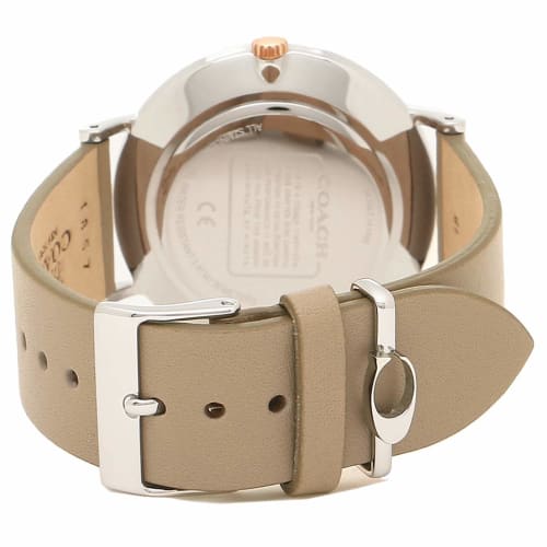 Coach Women's Watch 14503119 Gray Beige Silver