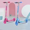New Outdoor Travel Two-Wheeled Children'S Flash Scooter Lift Scooter Two-Wheeled Pedal Scooter All Aluminum And All Iron