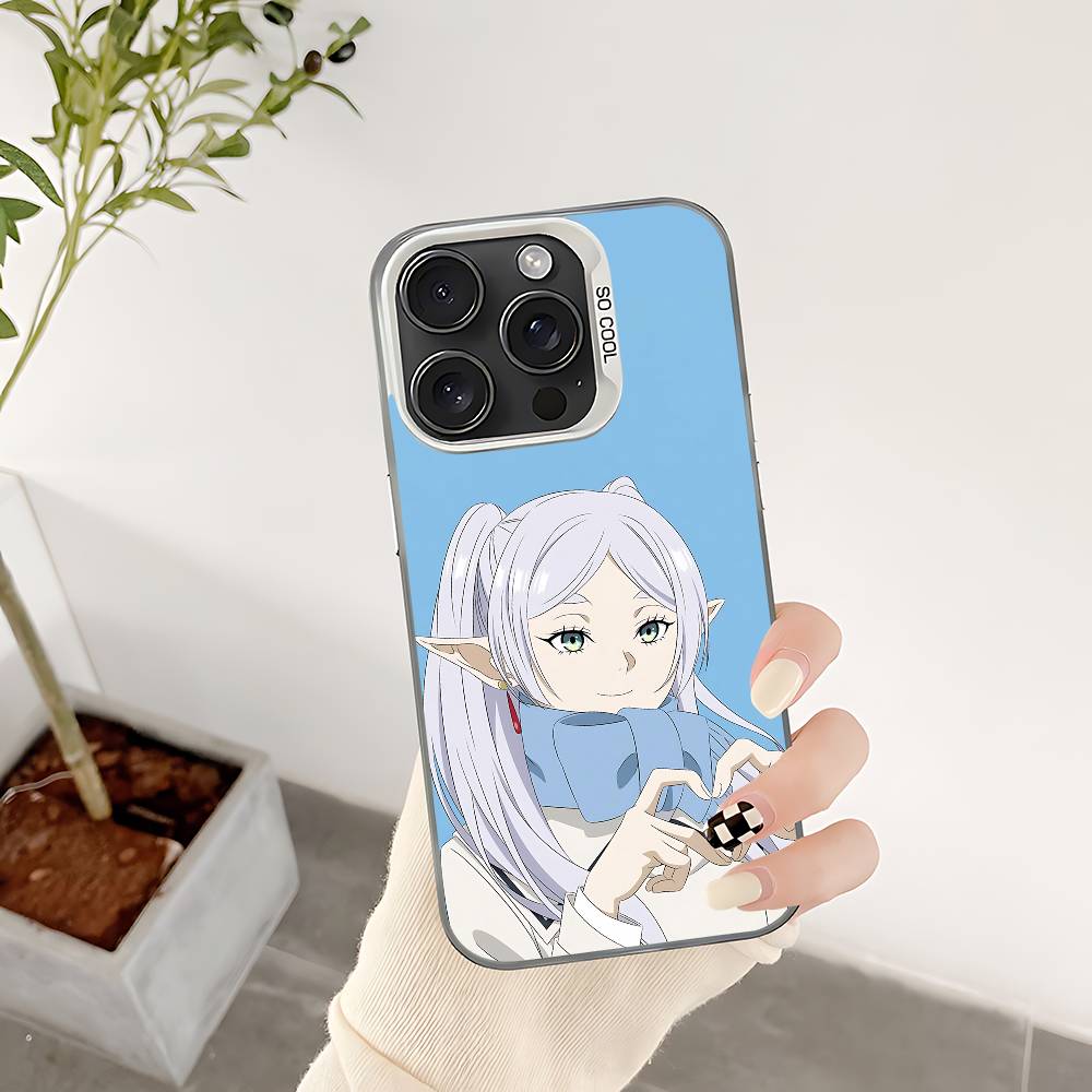 

Чохол для телефону Frieren для iPhone 17 16 15 14 13 12 11 Pro Max Plus Колір Ударостійкий Задній Срібляста Кришка iphone13mini