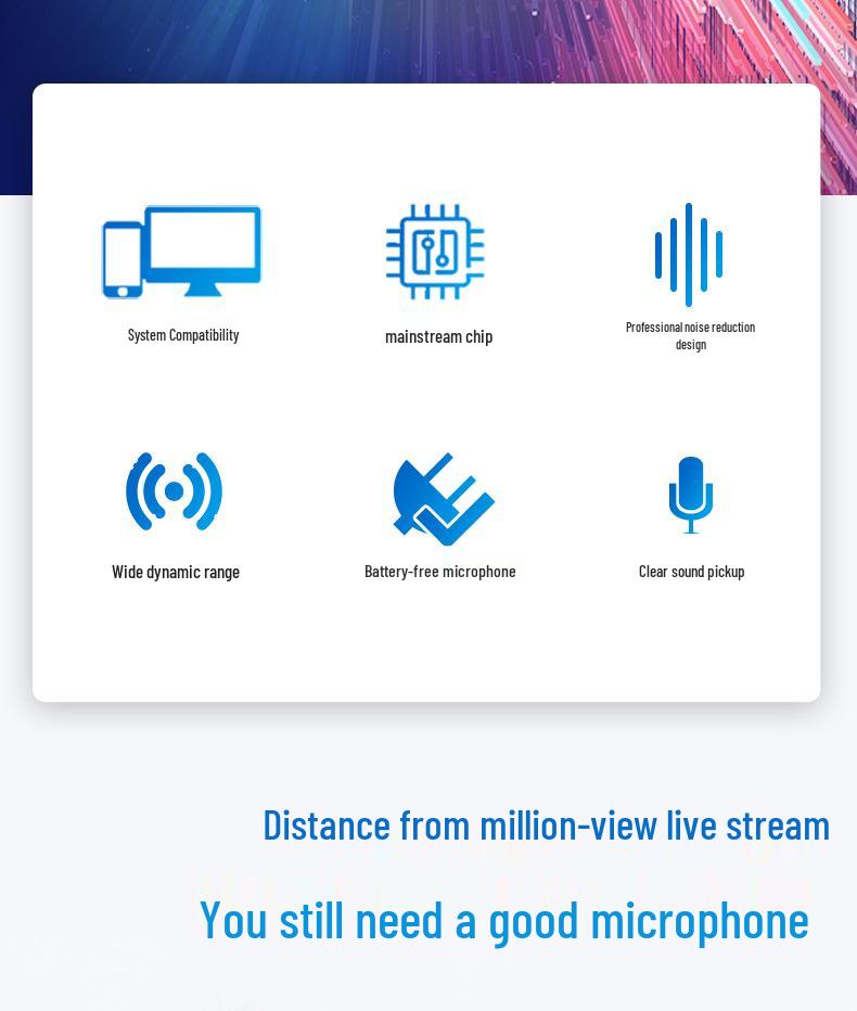 BM800 Condenser Microphone Set: Large Diaphragm, Streaming Stand, and Recording Equipment