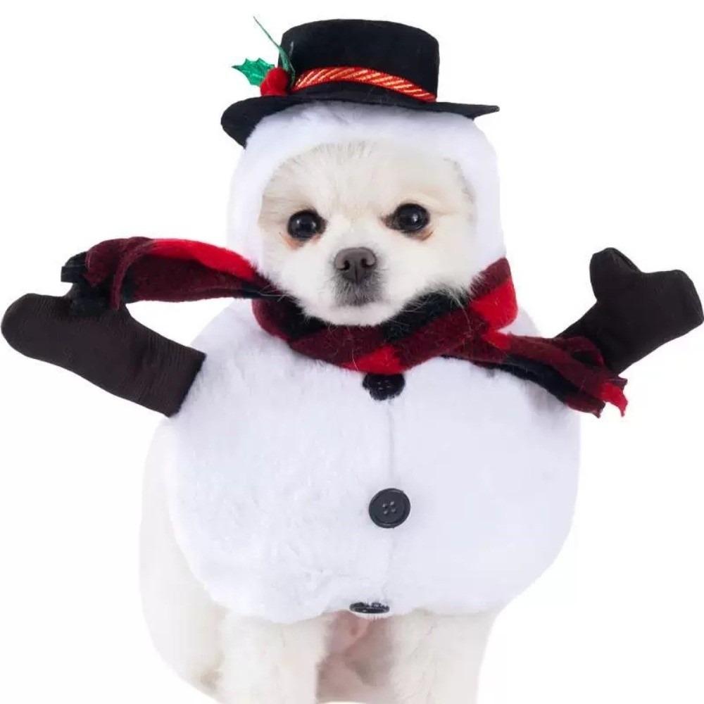 Soft Santa Claus Dog Outfit Breathable Pet Christmas Costume Warm Dog Winter Clothes Xmas