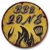 Metal Poster Round BBQ Beer Outdoor Wall Art Decor