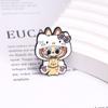 Fashion Cartoon 3d Brooch Alloy Pins Jackets And Casual Accessory Wear