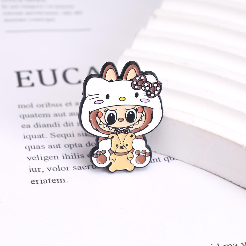 Fashion Cartoon 3d Brooch Alloy Pins Jackets And Casual Accessory Wear