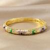 Double Bangle Chinese Cloisonne Bracelet Enamel Women's Hand Bracelet  Jewelry Gifts