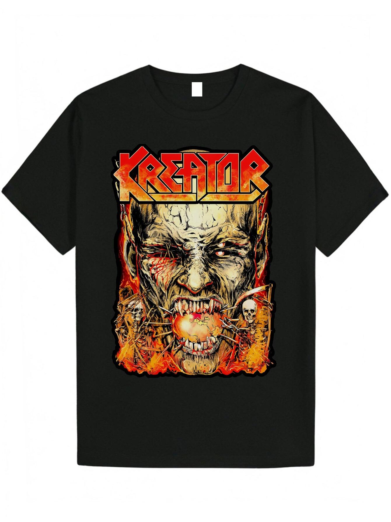 

Футболка с принтом в виде группы, мужская модная повседневная одежда, футболка с коротким рукавом, свободная и удобная, повседневная мужская одежда 4XL