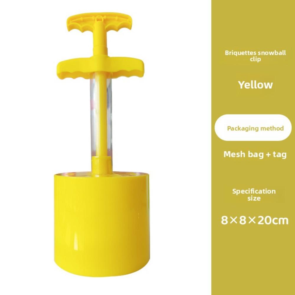 

Portable Sandbox Molds Castle Building Sand Clip Fun Sand Snow Mold Seaside Play жёлтый