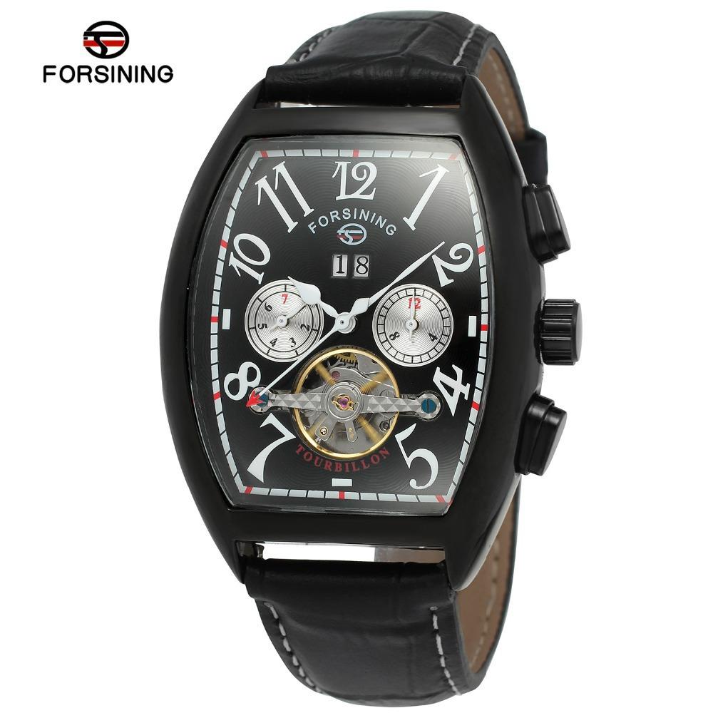 E-Commerce Forsining Design Orologio Meccanico Automatico Tourbillon da Tempo Libero