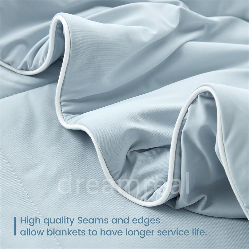 High Quality Cooling Comforter, Lightweight Smooth Air Condition Blanket Summer Quilt, Fluffy Soft Cold Touch Fabric Blanket