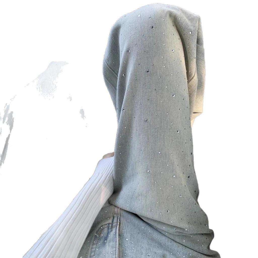 Damen Hellblaue Schlankmachende Weitbeinjeans mit Hot-Drill-Design - Herbst 2025 Kollektion