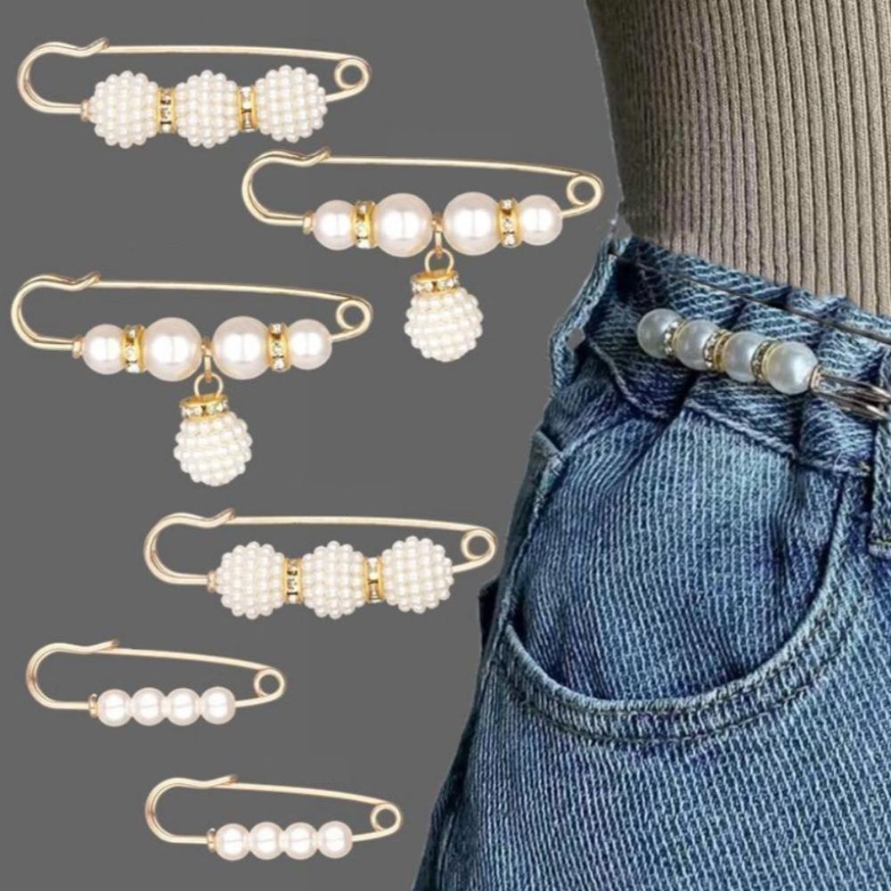 Pin Accessories Women Waistband Pin Clothing Brooches Set Dress Shawl Clips Waist Pin Brooch