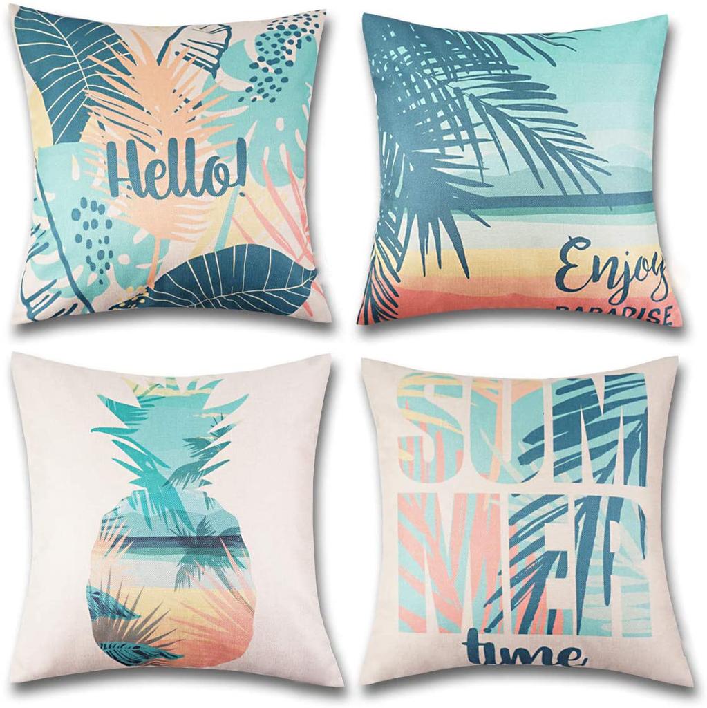 Daisy Sunflower Pillow Case Spring and Summer Home Decoration Pillow Case Pillow Case Cushion Case