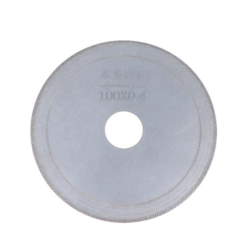 Thin Diamond Circular Saw Blade 80/100/110/120/150/200Mm Cutting Blades Arbor Disc Cut Jade Discs Agate Glass Gems Stone Slits