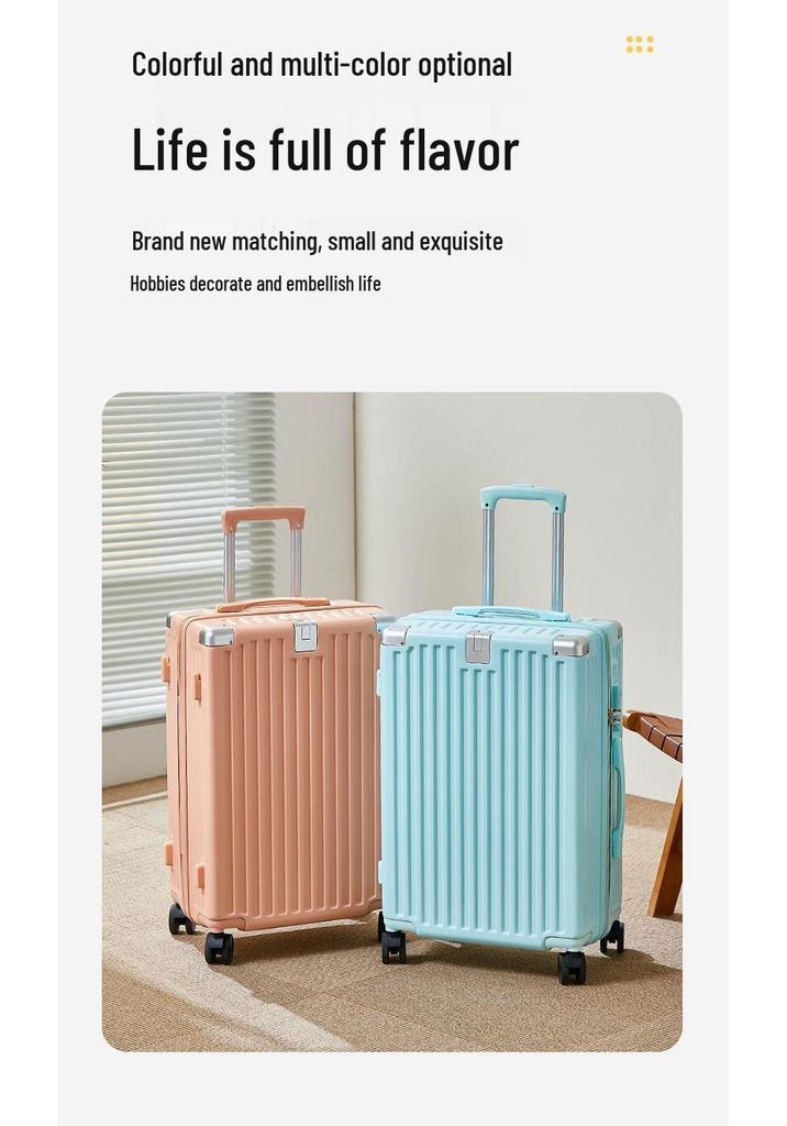 Multifunctional Durable Suitcase with Combination Lock and Universal Wheels