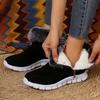 Fashion Zipper Faux Fur Ankle Boots Women Plus Size 43 Warm Thick Plush Snow Boots Woman Comfortable Non Slip Winter Botas Mujer